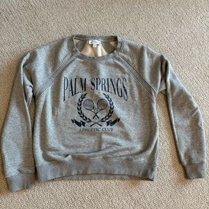 Evereve Gray Palm Springs Sweatshirt